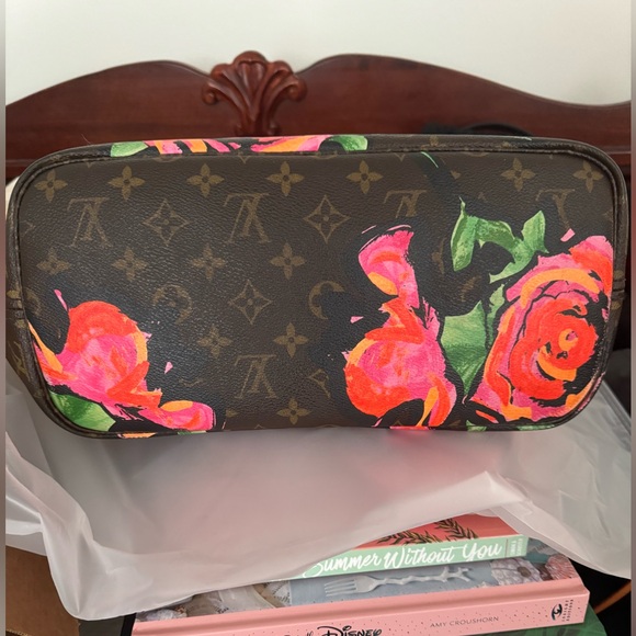 Stephen Spouse Limited edition Neverfull MM Roses new vanchetta replaced by LV - Picture 15 of 17